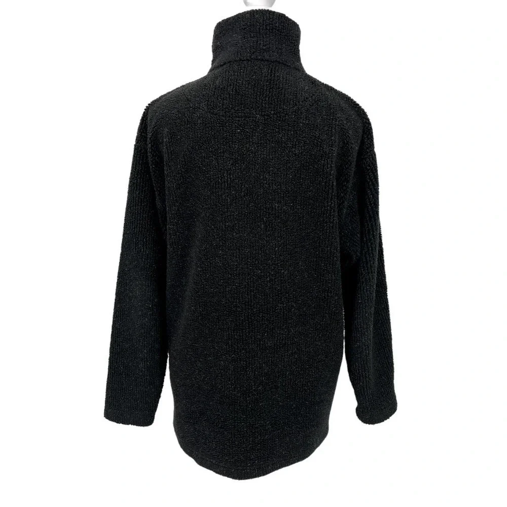 🔴 5‎ for $25! Vintage 90’s Limited Sport USA Fleece Jacket Black Petite Small